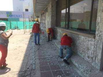 Trabajos de fachada
